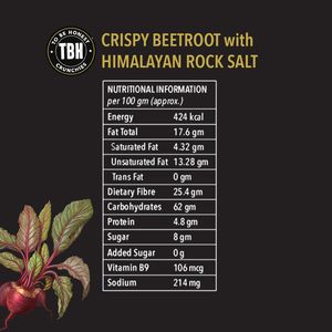 Crispy Beetroot with Himalayan Rock Salt - 60 gms