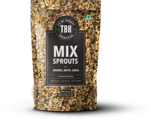 Mix Sprouts with Moong Moth Lobia