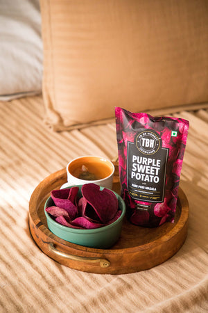 Purple Sweet Potato with Pani Puri Masala - 90 gms